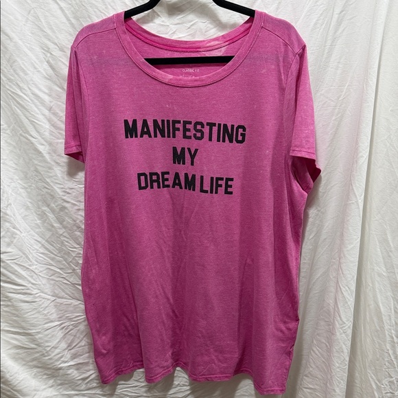 Torrid Curve Tops - Torrid Pink Graphic Tee - Short Sleeve